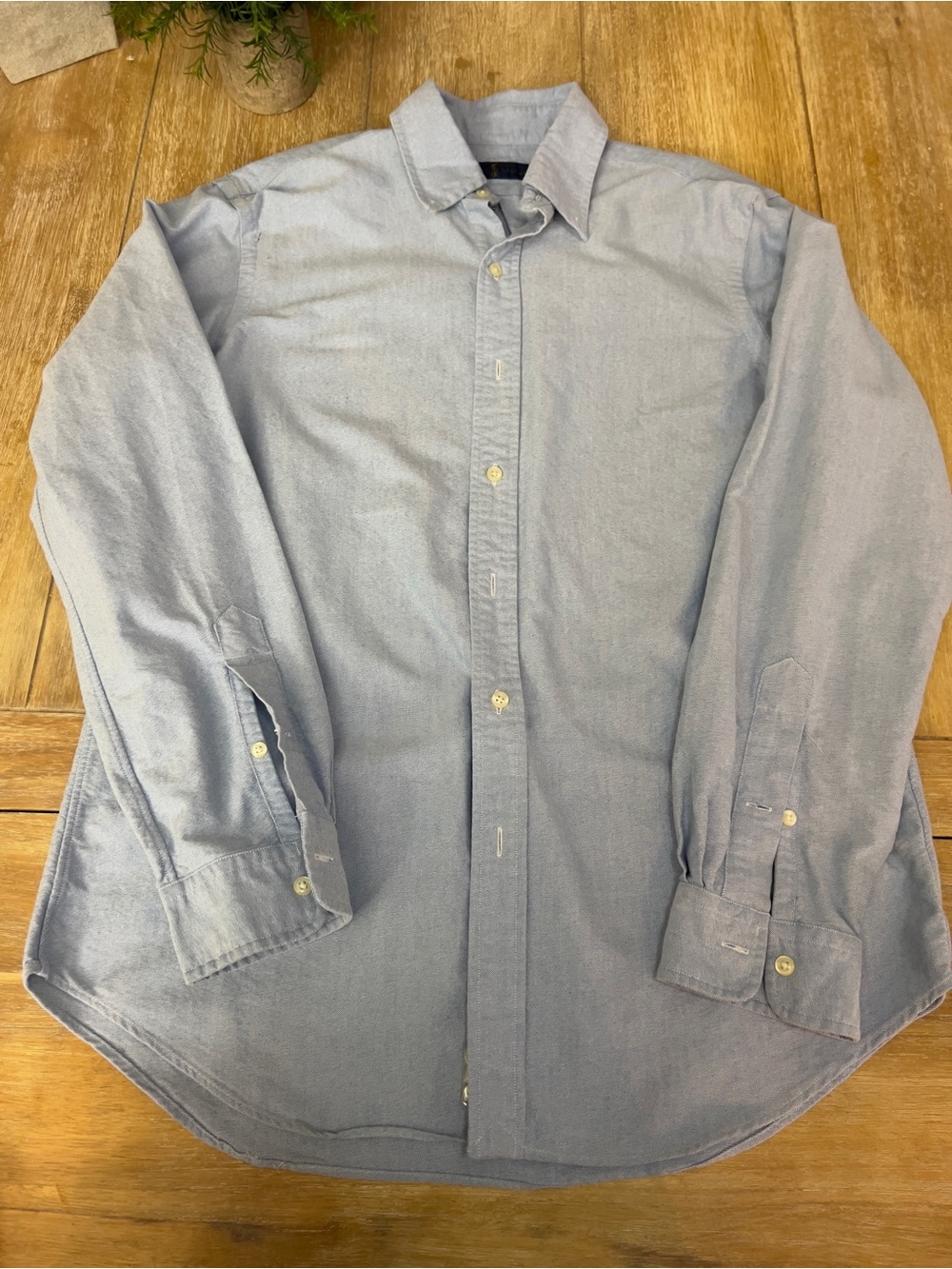 Ralph Lauren Light Blue Oxford Button-Down Shirt